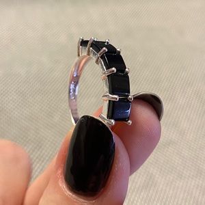 Onyx Sterling Silver Ring